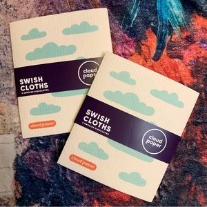 💜 TWO Packs of 3 Cloud Paper Swish Cloths - NWT